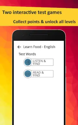 Learn Food in English android App screenshot 3